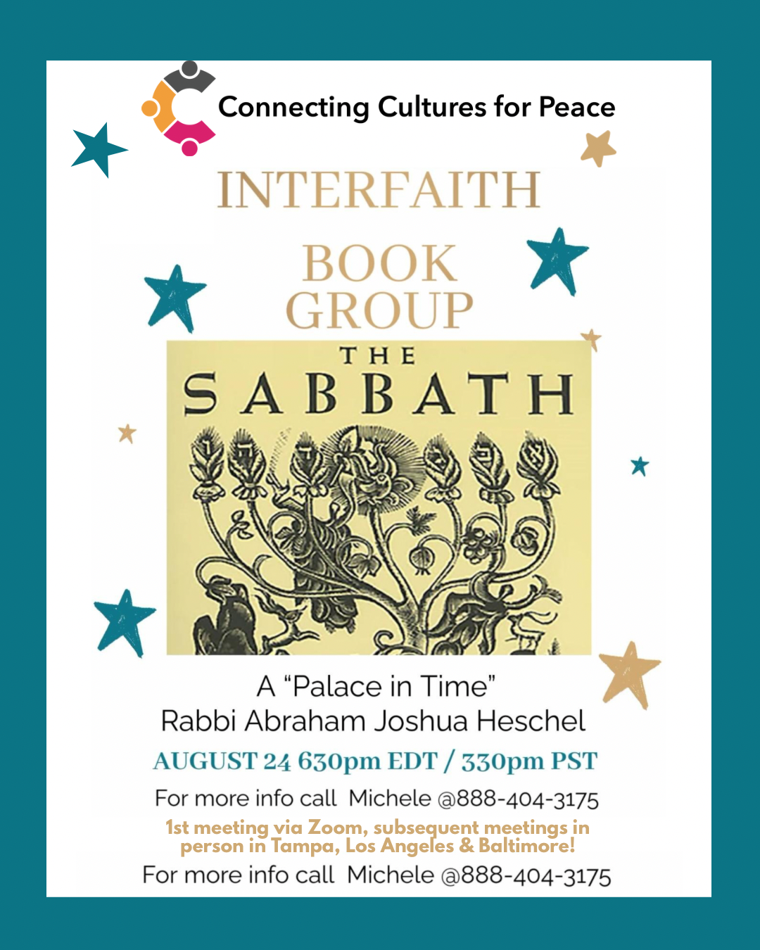 Interfaith Book Group on the Sabbath